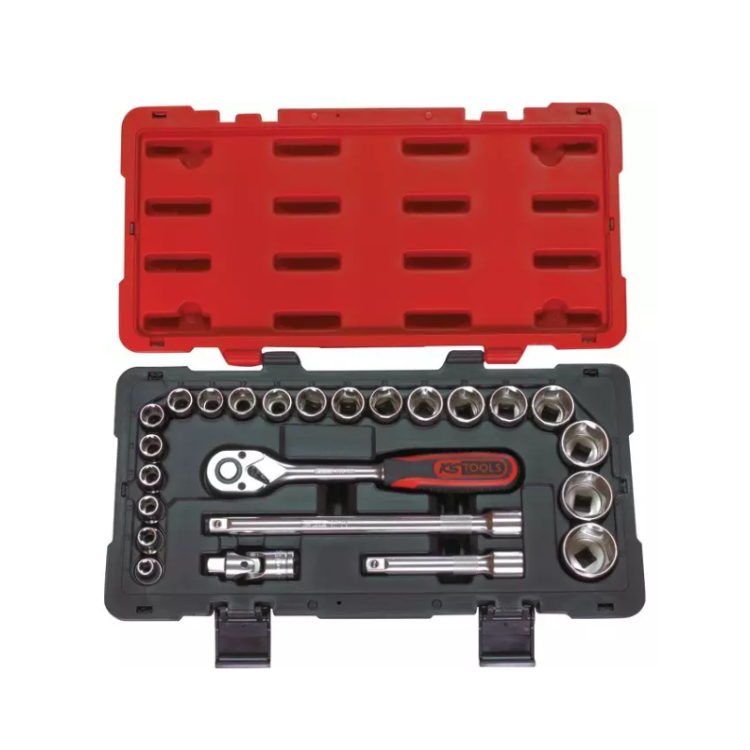 Coffret de douilles et accessoires 1/2 pouce Ultimate 24 pièces, KS TOOLS