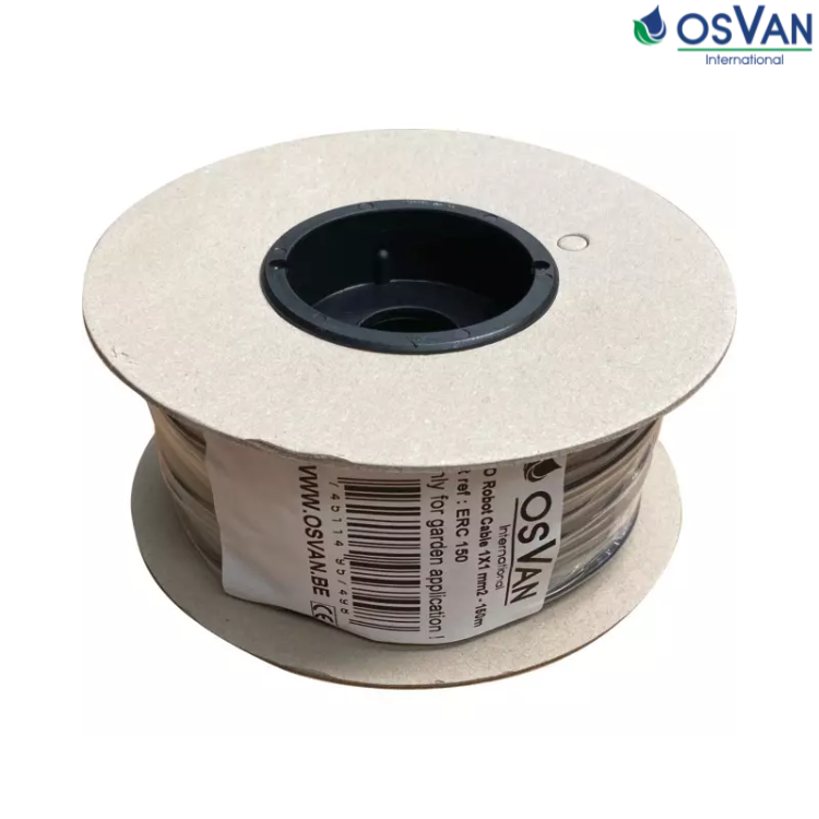 CABLE PERIMETRIQUE POUR ROBOT DE TONTE SIMPLE GAINE 150 METRES 1 mm2 OSVAN