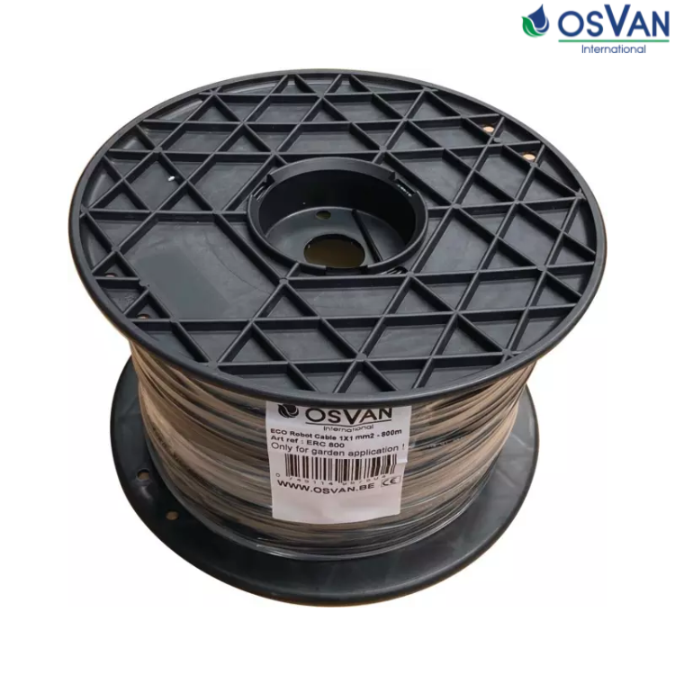 CABLE PERIMETRIQUE POUR ROBOT DE TONTE SIMPLE GAINE 800 METRES 1 mm2 OSVAN