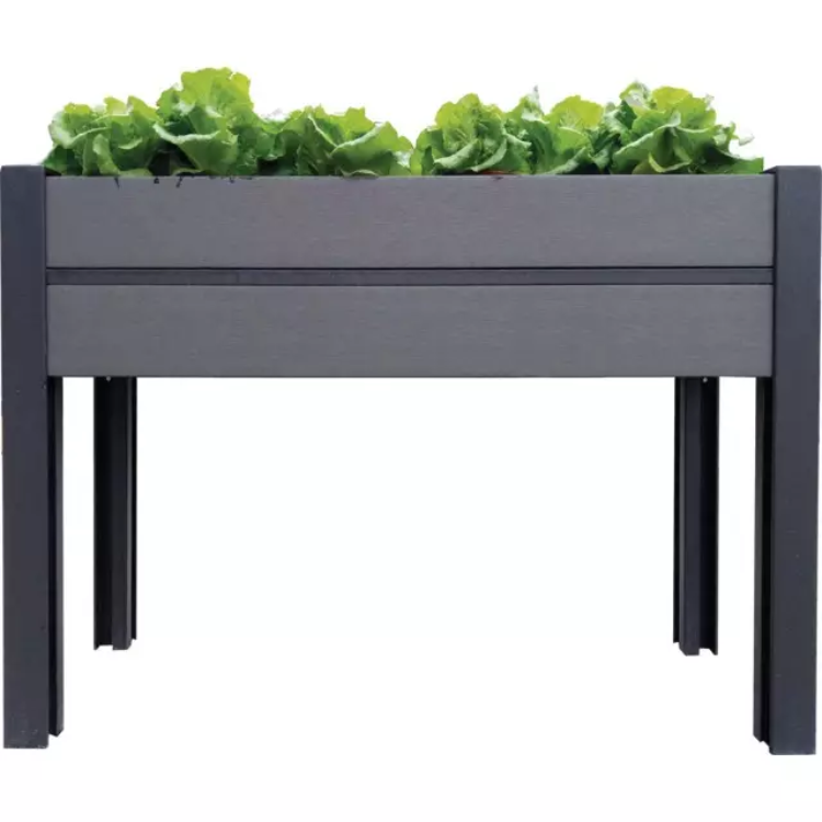 JARDINIERE XXL EN WPC 100X100X90CM