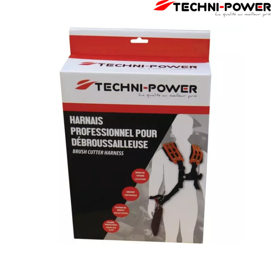 HARNAIS POUR DEBROUSSAILLEUSE PROFESSIONNEL TECHNI-POWER - Greendis