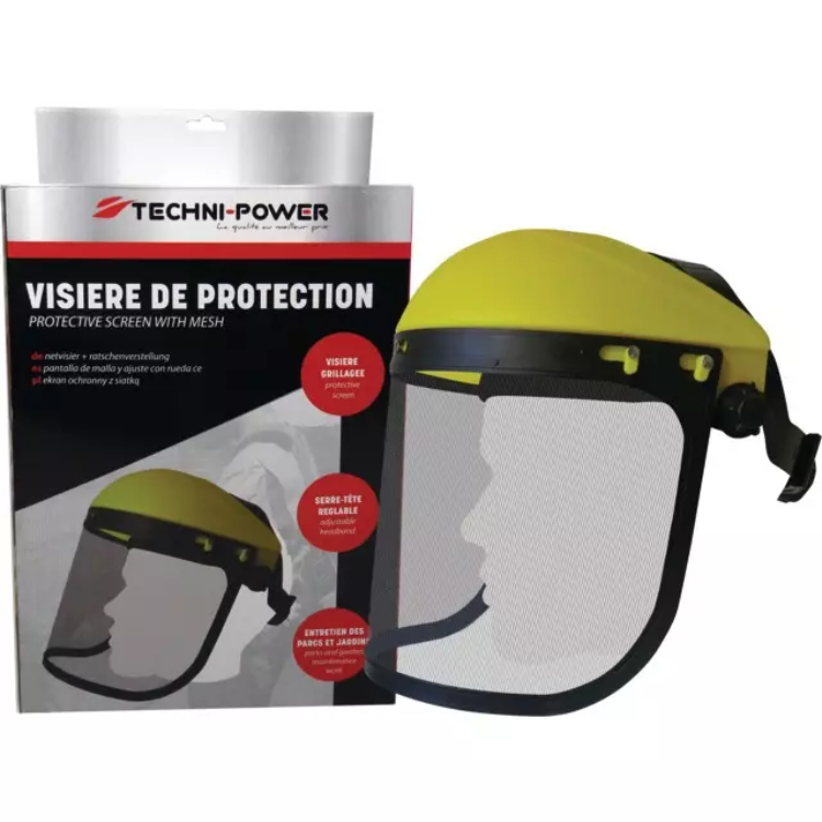 VISIERE DE PROTECTION GRILLAGEE TECHNI-POWER - Greendis