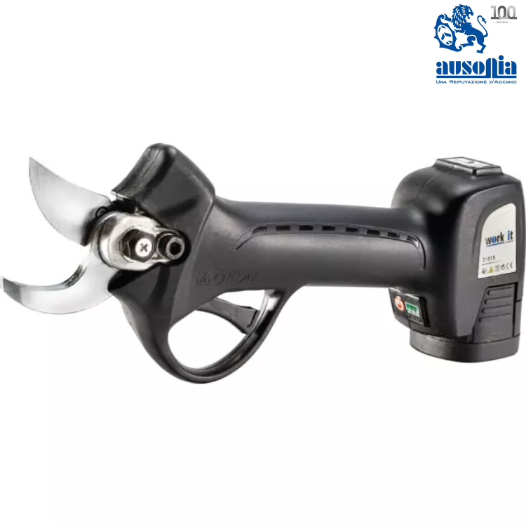 SECATEUR ELECTRIQUE SUR BATTERIE DIAM 30 MM 16.8V 2Ah WORK IT AUSONIA - Greendis