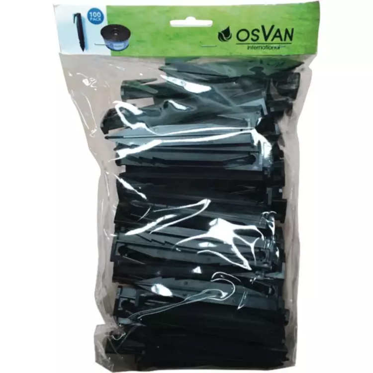 PACK 100 CLOUS D'ANCRAGE ABS POUR FIL PERIMETRIQUE DE ROBOT DE TONTE OSVAN