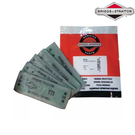 PACK ATELIER 5 x FILTRE AIR 697015 ORIGINE B&S 4215