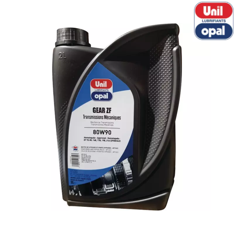 HUILE DE TRANSMISSION 80W90 BIDON 2L UNIL OPAL