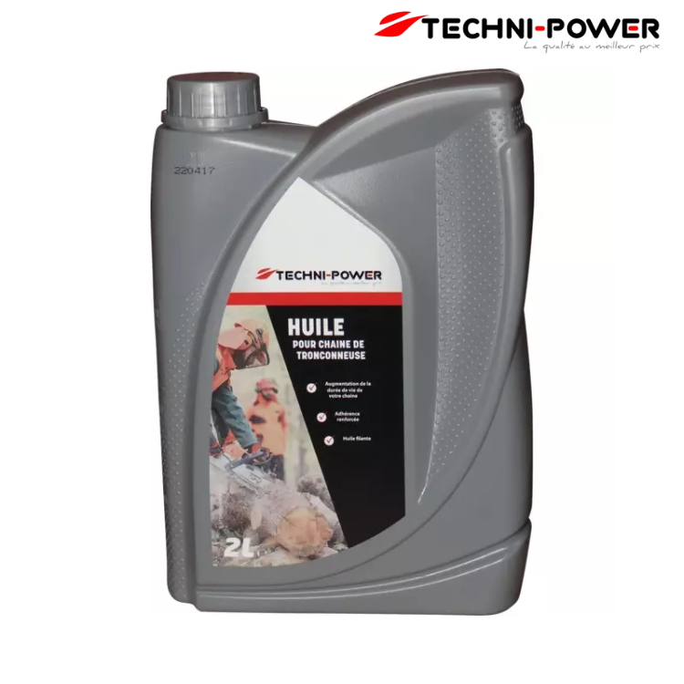 HUILE POUR CHAINE TRONCONNEUSE BIDON 2L TECHNI-POWER