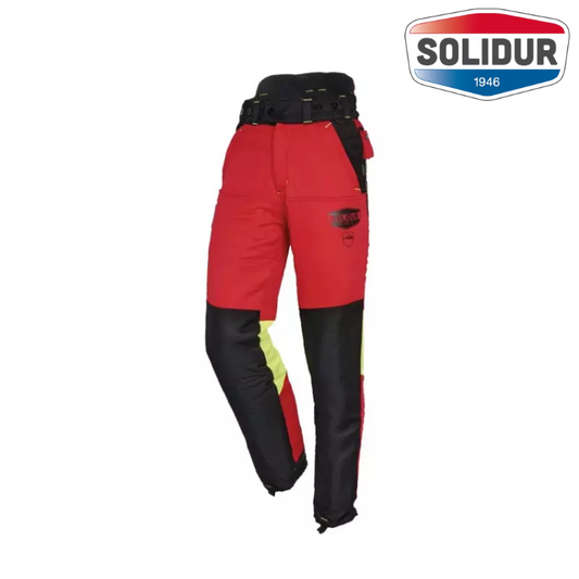 PANTALON FORESTIER ANTI-COUPURE STRETCH CLASSE 1 FELIN SOLIDUR