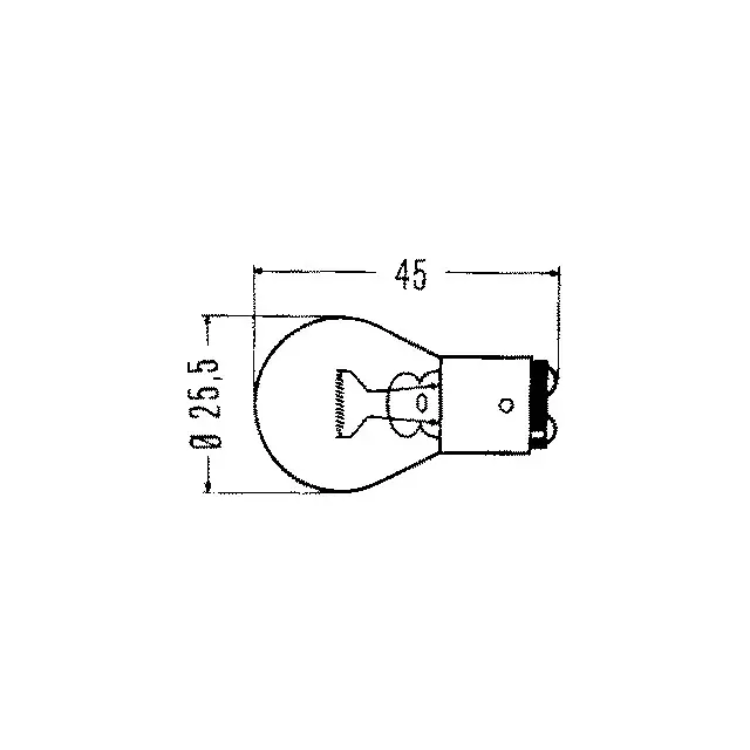 AMPOULES 12V 21W/5W BOITE DE 10