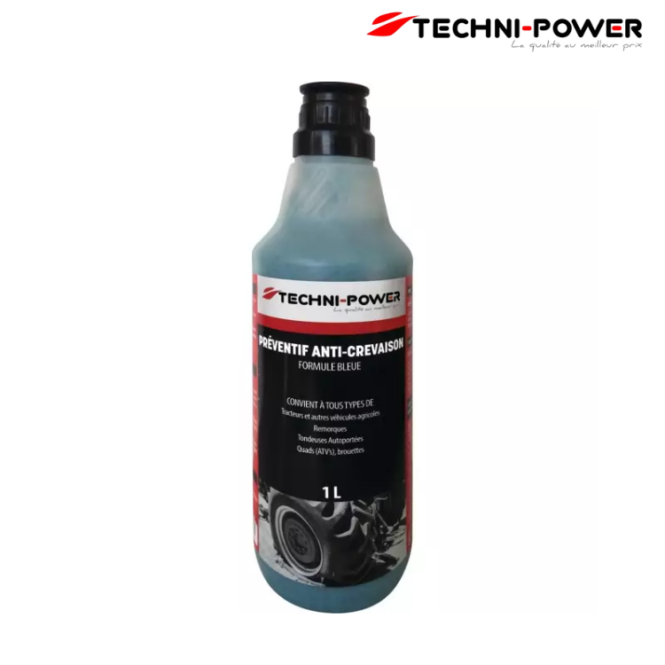 PREVENTIF ANTI-CREVAISON FORMULE BLEUE BIDON 1L TECHNI-POWER