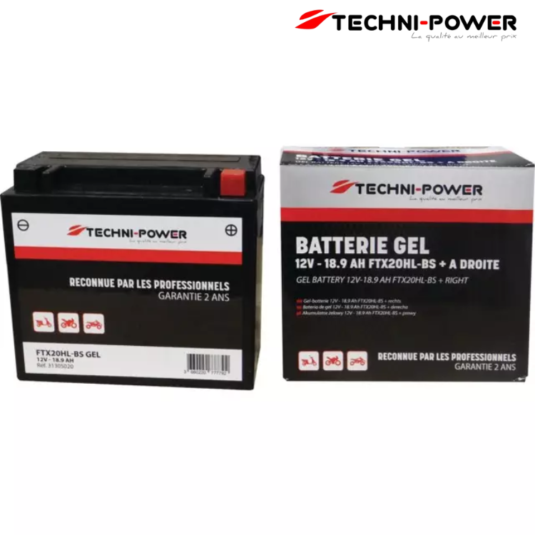 BATTERIE GEL FTX20HL-BS