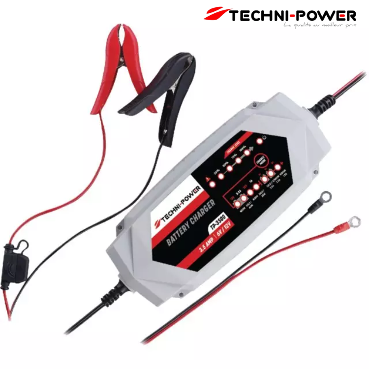 CHARGEUR DE BATTERIE TP-3500 TECHNI-POWER