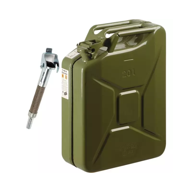 JERRYCAN 20L METAL GENRE US AVEC BEC VERSEUR