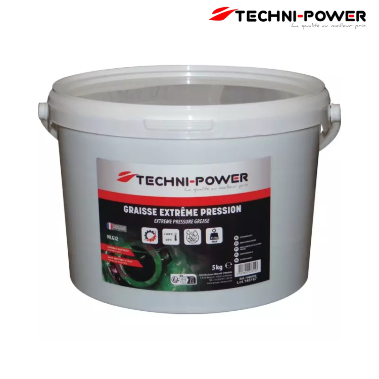 GRAISSE EXTREME PRESSION SEAU 5KG TECHNI-POWER
