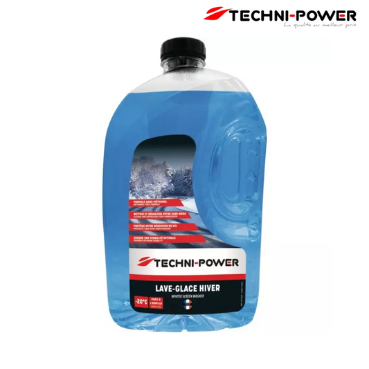LAVE GLACE HIVER -20°C SANS METHANOL BIDON 5L TECHNI-POWER