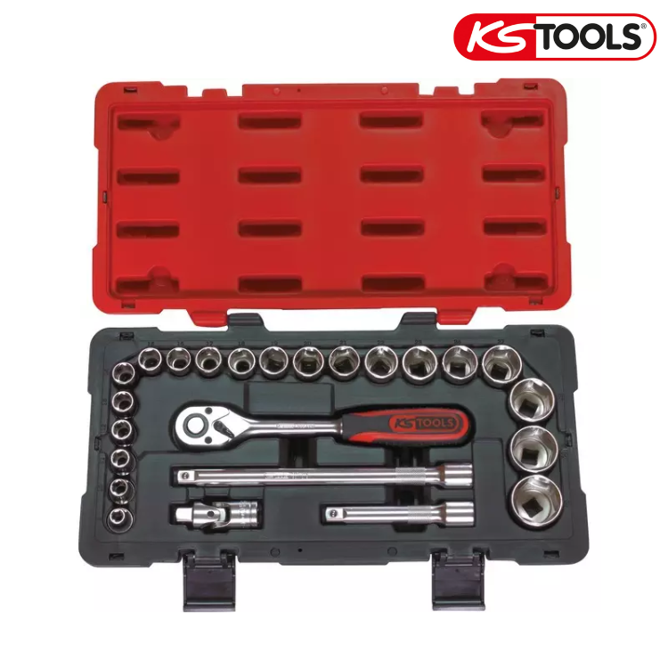 DOUILLES ET ACCESSOIRES 1/2" ULTIMATE COFFRET DE 24 PIECES KS TOOLS
