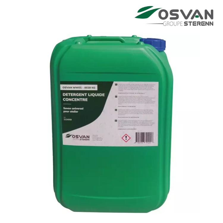 DETERGENT LIQUIDE CONCENTRE MW01 BIDON 25L OSVAN