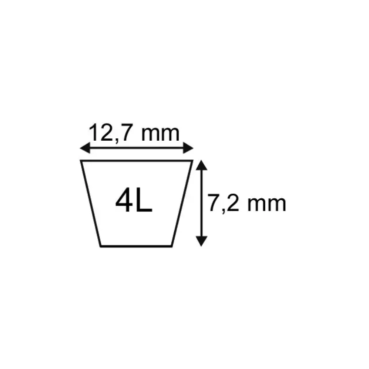 COURROIE PLATINIUM TYPE 4L110 TECHNI-POWER