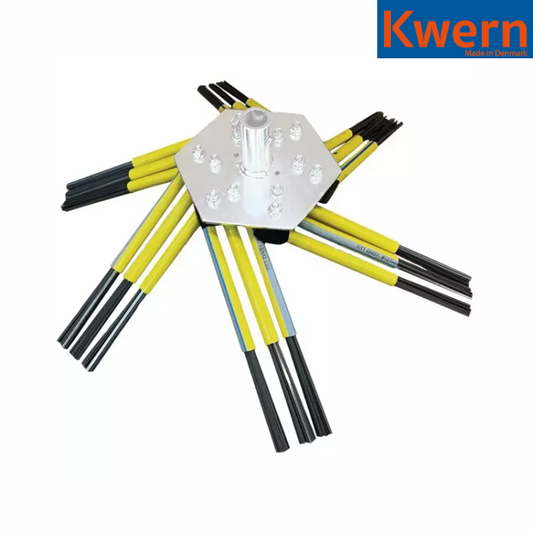 KIT DE 6 ENSEMBLES DE 3 BROSSES ACIER POUR HOME 550 KWERN