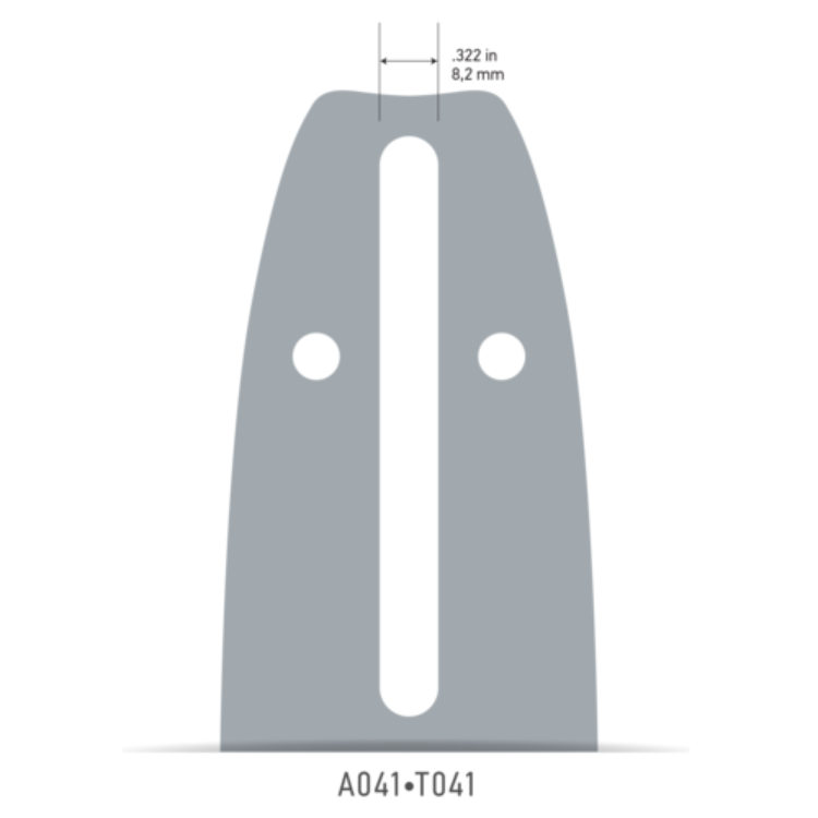 GUIDE OREGON 100SDEA041 25CM / 3/8"(91) / 40 ENTRAINEURS