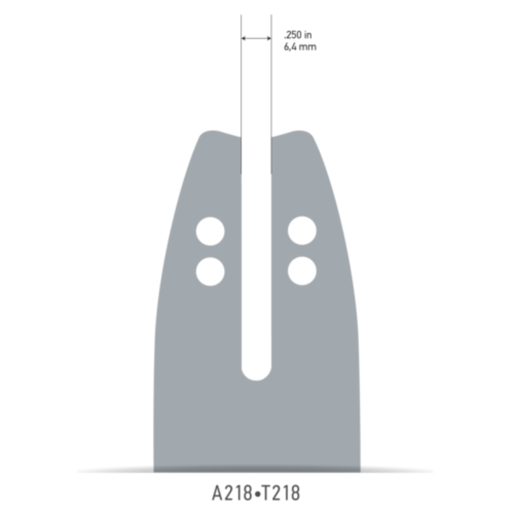 GUIDE OREGON 100SDEA218 25CM / 3/8"(91) / 39 ENTRAINEURS