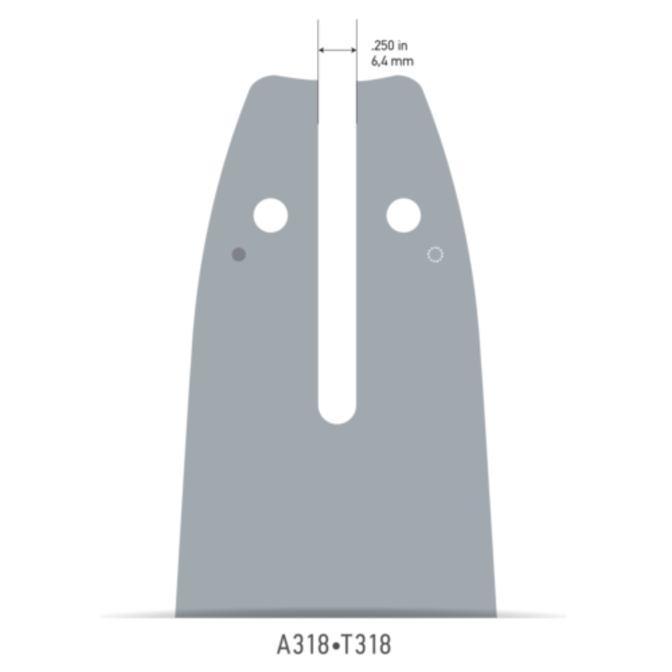 GUIDE OREGON 140SDEA318 35CM / 3/8"(91) / 49 ENTRAINEURS