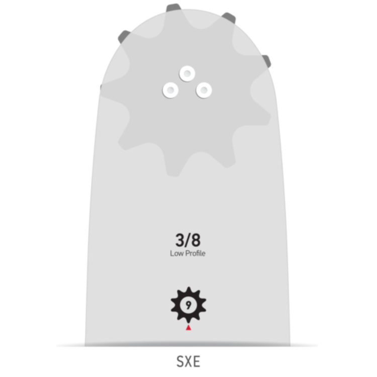 GUIDE OREGON 140SXEA041 35CM / 3/8"(91) / 52 ENTRAINEURS
