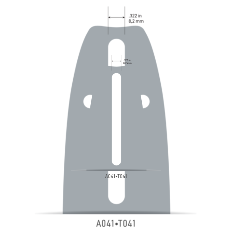 GUIDE OREGON 140SXEA041 35CM / 3/8"(91) / 52 ENTRAINEURS