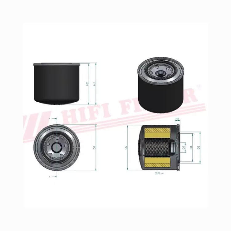 FILTRE A GASOIL SN 25027 HIFI FILTER