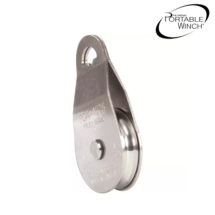 POULIE DE TREUIL INOX DIAMETRE 76MM / 60KN PORTABLE WINCH