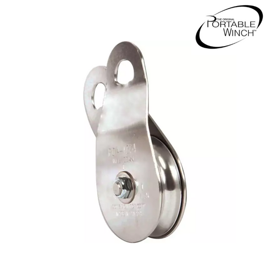 POULIE DE TREUIL INOX DIAMETRE 100MM / 90KN PORTABLE WINCH