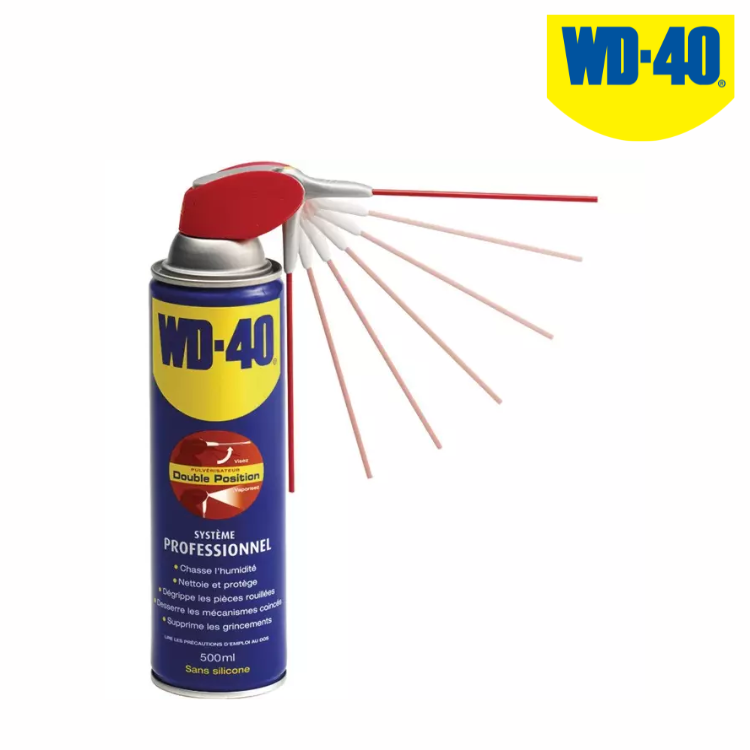DEGRIPPANT MULTIFONCTION SYSTEME PRO PACK DE 6 AEROSOLS 500ML WD40