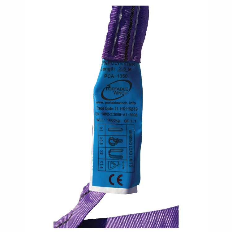 ELINGUE DE POLYESTER RONDE - 2,5 M - 1T