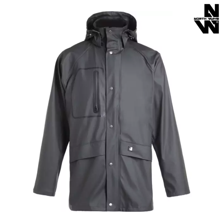 VESTE DE PLUIE TUNA POLYESTER PU VERT NORTH WAYS