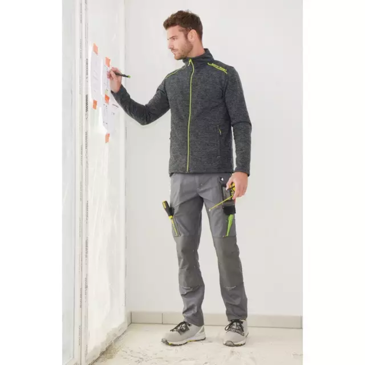 GILET SWEAT POLAIRE LENNY GRIS NORTH WAYS