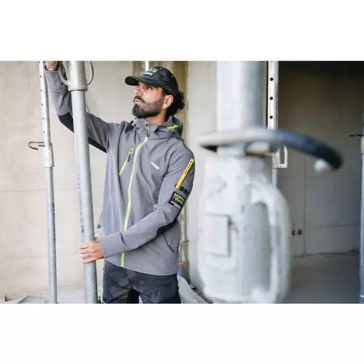 BLOUSON DE TRAVAIL IMPERMEABLE BOREL GRIS NORTH WAYS
