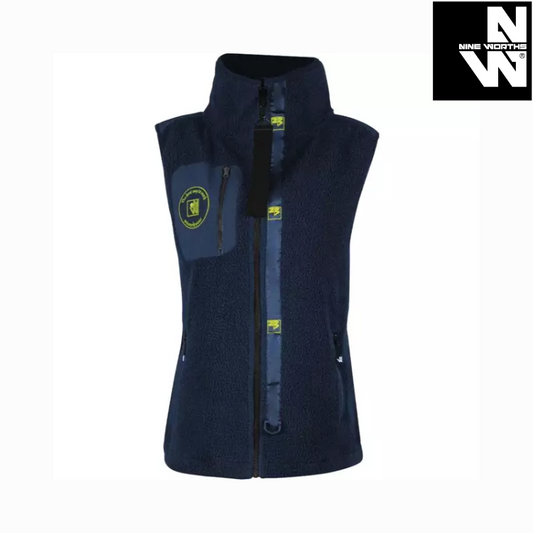 GILET POLAIRE SHERPA SANS MANCHES FEMME MAYA MARINE NORTH WAYS