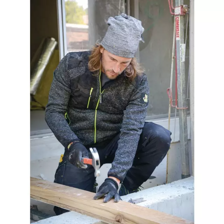 VESTE POLAIRE DOUBLURE SHERPA 5 POCHES NATO NOIR NORTH WAYS