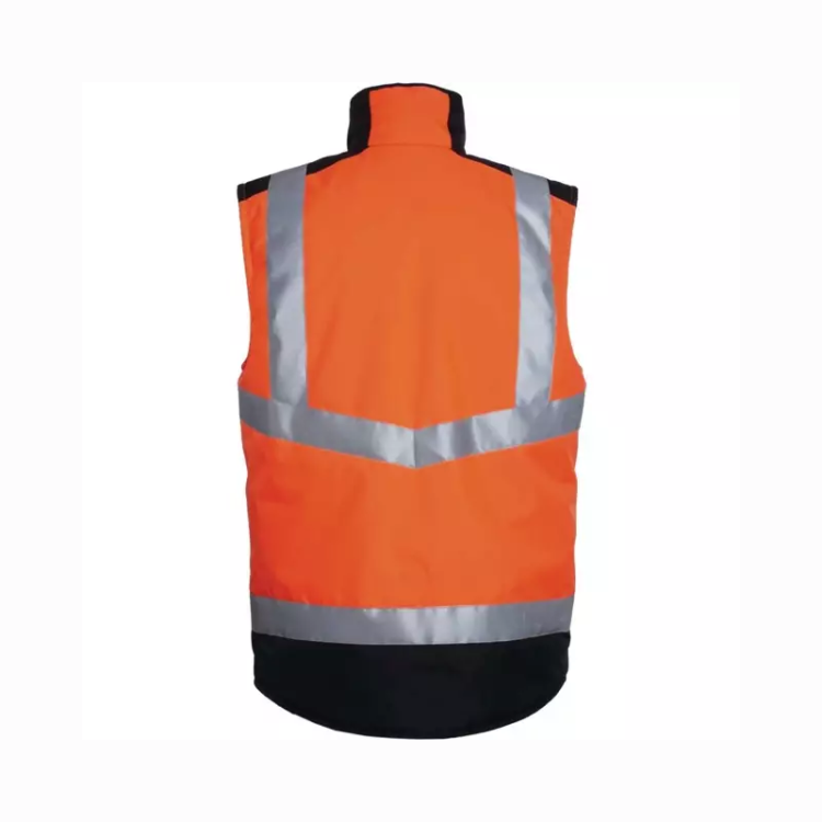 GILET DE TRAVAIL SANS MANCHE HAUTE VISIBILITE REVERSIBLE WILEY ORANGE NORTH WAYS