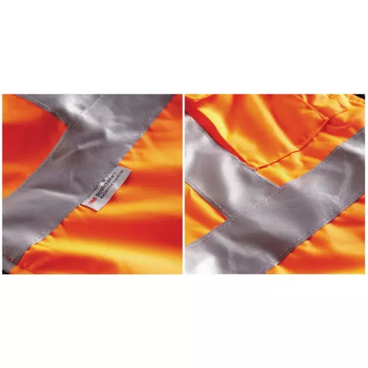 GILET DE TRAVAIL SANS MANCHE HAUTE VISIBILITE REVERSIBLE WILEY ORANGE NORTH WAYS