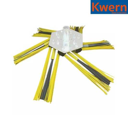 KIT DE 6 ENSEMBLES DE 3 BROSSES MIX ACIER ET POLY POUR HOME 550 KWERN