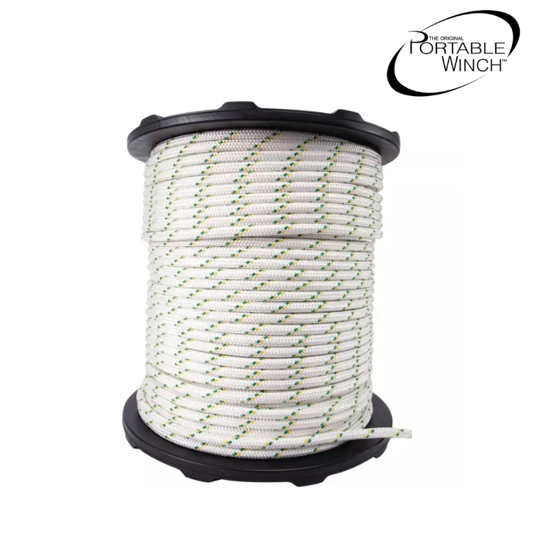 CORDE DIAMETRE 12 MM BOBINE DE 50 METRES PORTABLE WINCH