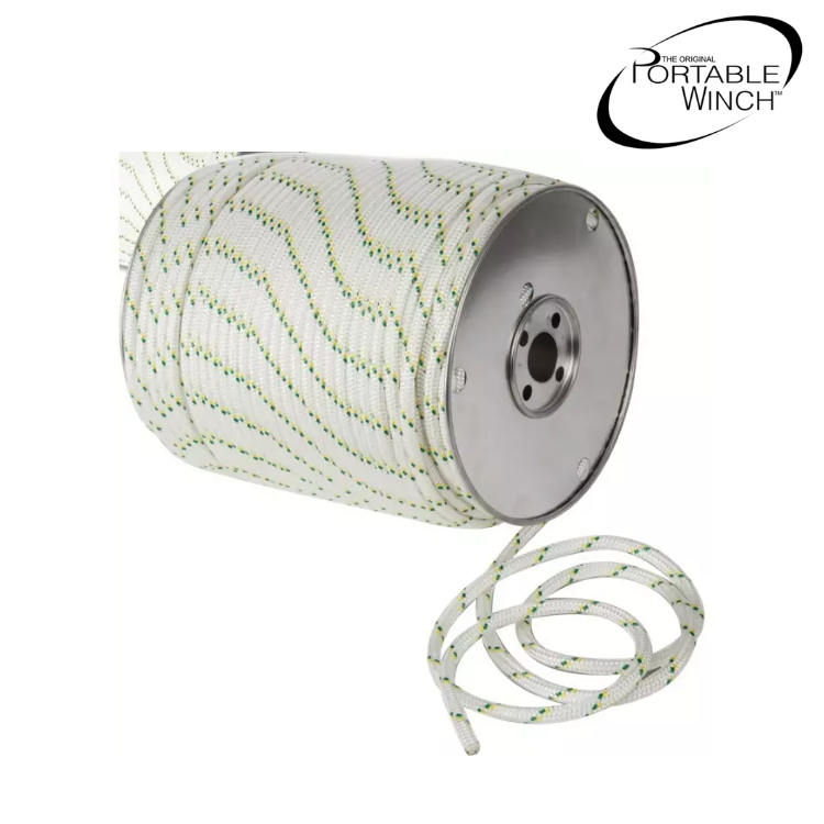 CORDE DIAMETRE 10 MM BOBINE DE 50 METRES PORTABLE WINCH