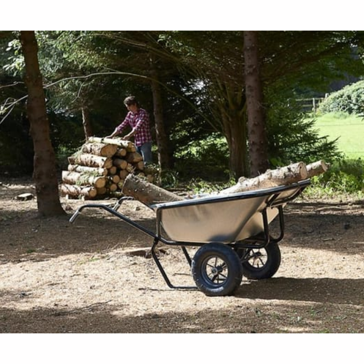 BROUETTE POLYVALENTE 150 LITRES GALVA 2 ROUES GONFLEES ALTRAD