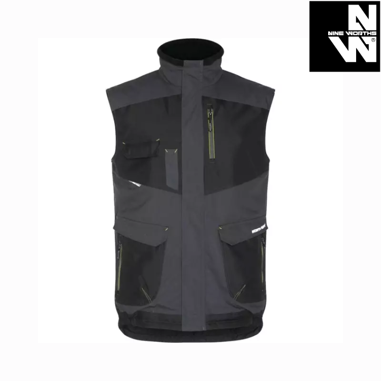 GILET DE TRAVAIL SANS MANCHES 10 POCHES ALI GRIS/NOIR NORTH WAYS