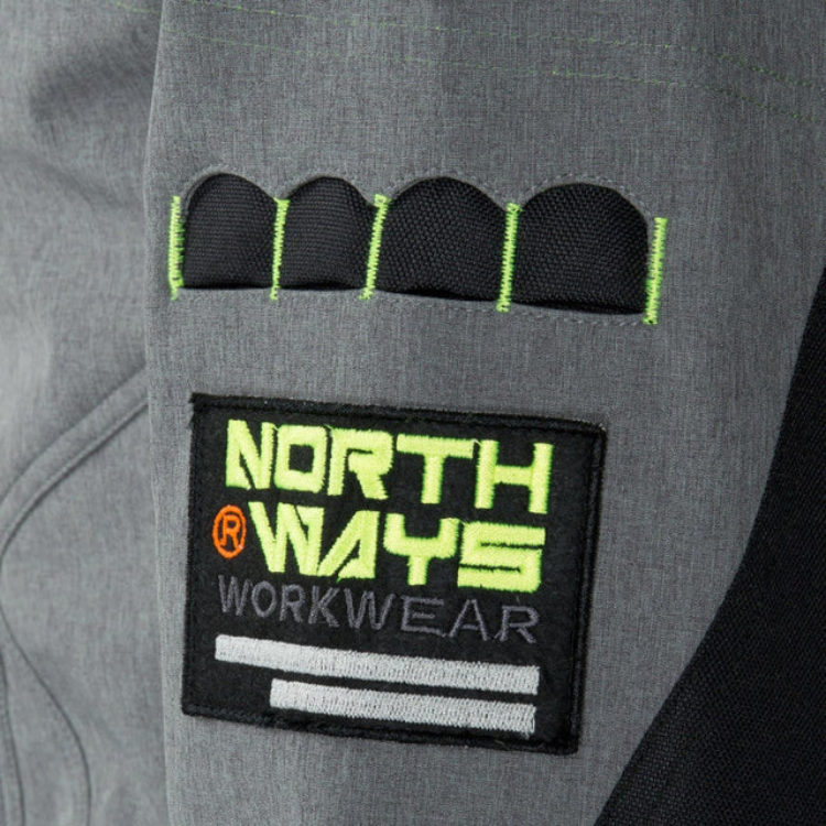 BLOUSON DE TRAVAIL IMPERMEABLE BOREL GRIS NORTH WAYS