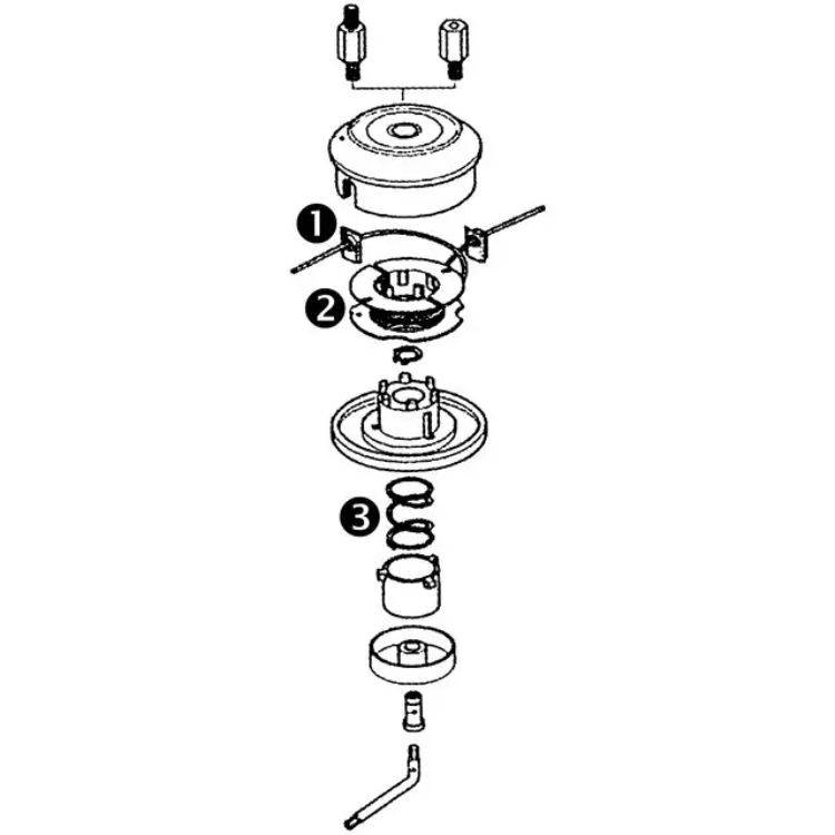 TETE 2 FILS POUR DEBROUSSAILLEUSE TAP'N'WORK DIA 130MM