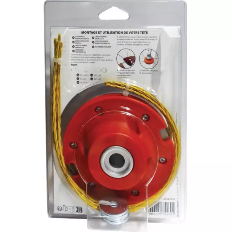 TETE UNIVERSELLE ALUMINIUM 4 FILS SF26