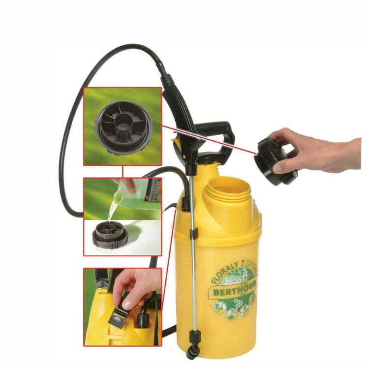 Pulvérisateur à main BERTHOUD FLORALY F12 OPTIMA – 12 L, lance aluminium 60 cm