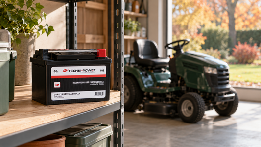 Batterie de tondeuse : bien la remiser pour l'hiver (et éviter la panne au printemps)